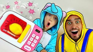 Fingir Jugar Con El Microondas Mágico Fingir Squishy Comida Niños Juguetes De Mi Mi Kids