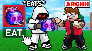 Download lagu Eating SOUND Fruit In Front Of SCAMMERS.. (Blox Fruits)