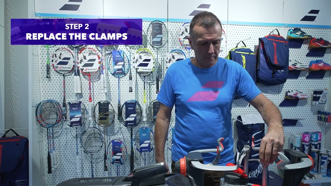 Babolat Stringing Machine : How to convert the machine for Badminton | Babolat