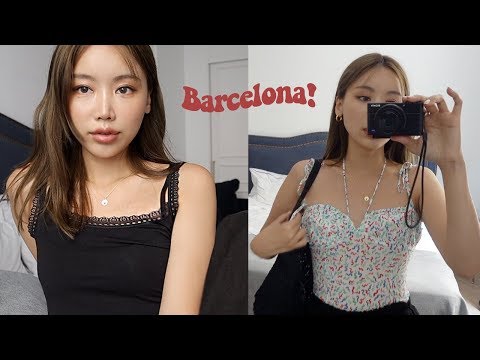 Eng) <strong>Chit</strong>-chat Morning GRWM IN Barcelona! 아침에 *쫑알쫑알* 겟레디 | kinda cool
