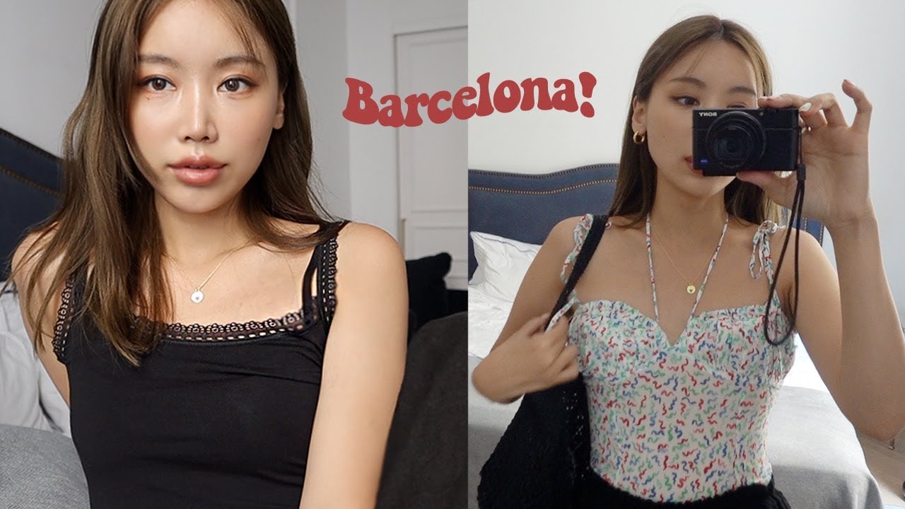 Eng) Chit-chat Morning GRWM IN Barcelona! 아침에 *쫑알쫑알* 겟레디 | kinda cool