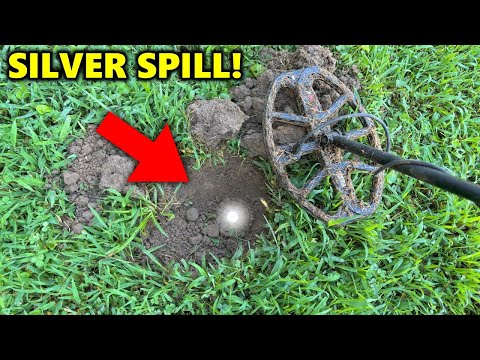My First Time EVER Finding One of These Metal Detecting! *BIG SILVER COIN*