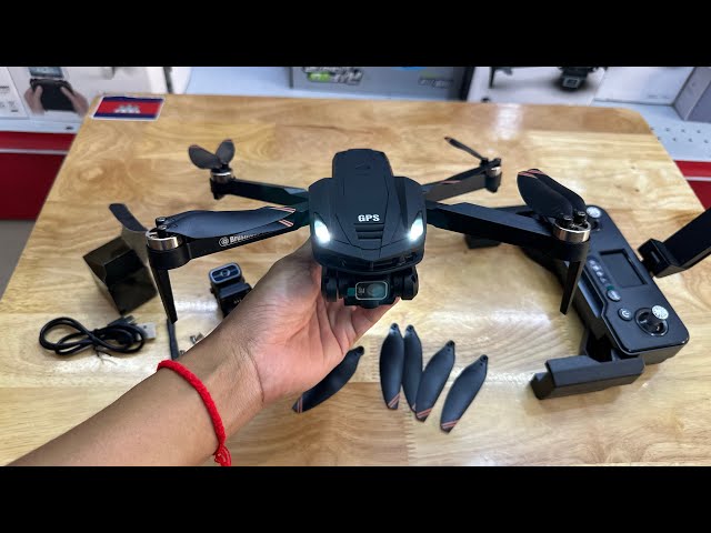 💢DRONE V168 GPS 2024 Camera អេម🥰 