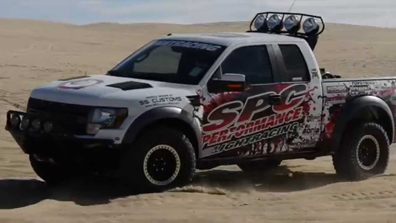 Pismo Beach Sand Surfing in a Ford Raptor - YouTube