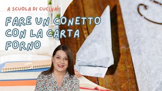 Come Fare Un Conetto La Carta Forno Per Scrivere E Decorare In Cucina