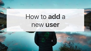 TrekkSoft | How to add a new user