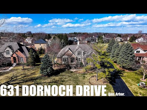 631 Dornoch Drive, Ann Arbor, MI home video tour