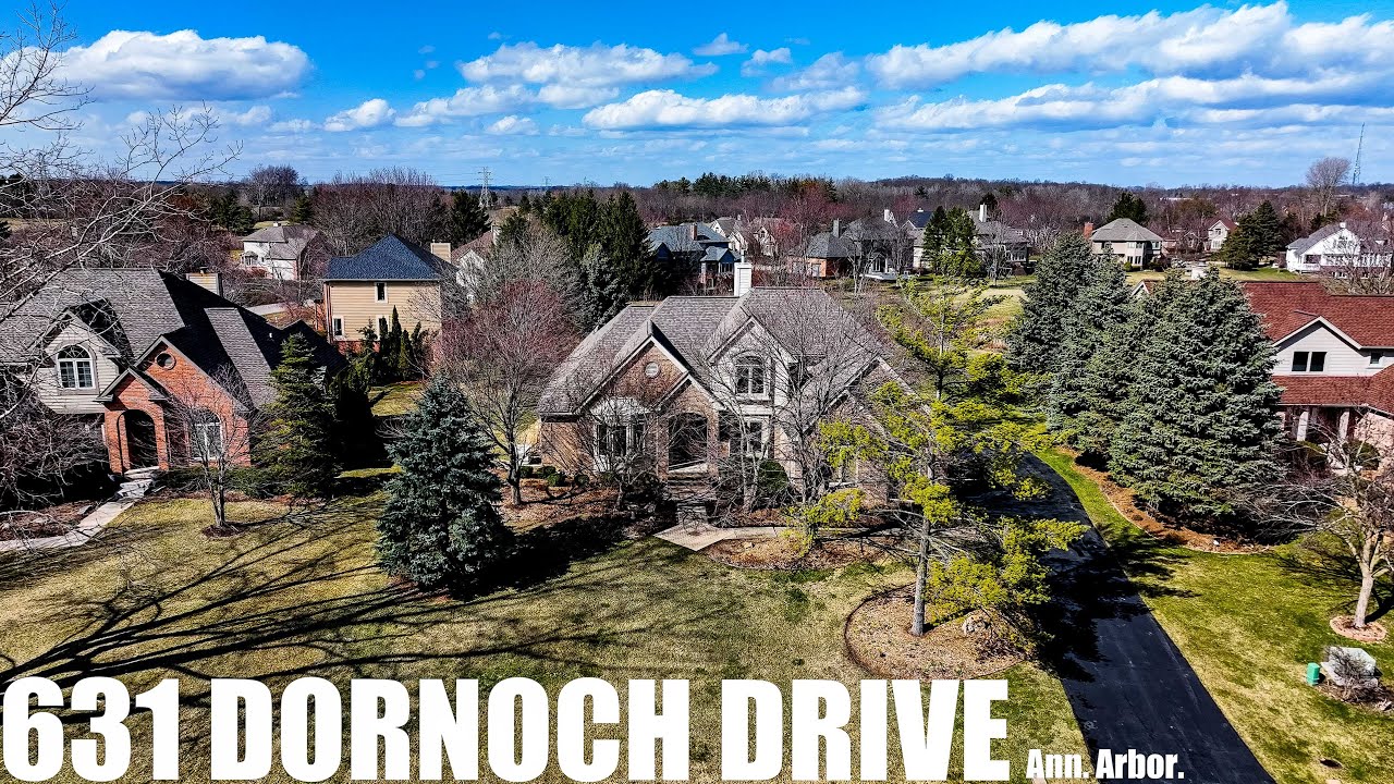 Exquisite  Golf Community Home with Pond Views in the Polo Fields - 631 Dornoch Drive, Ann Arbor MI