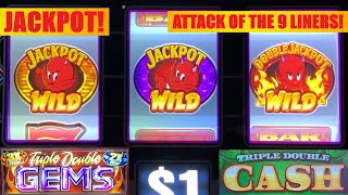 Download lagu JACKPOT! Triple Double Gems   Smokin Hot Stuff   Triple Double Cash   Double Black Diamond slots!