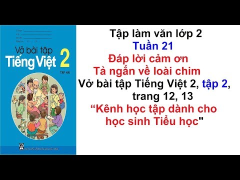 TLV: Đáp lời cảm ơn - Tả ngắn về loài chim
