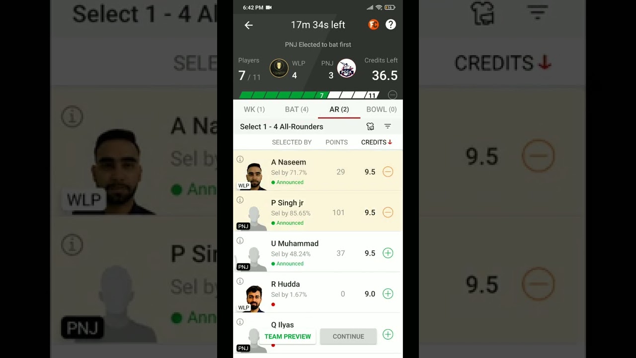 T10  DREAM 11 SMALL PREDICT WIN DAILY 