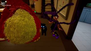 Black Cat Party with Baby In Yellow | Lily And Giblet Playtime