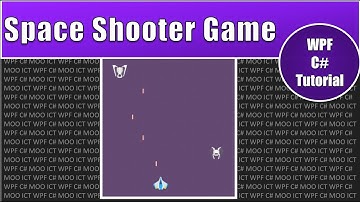 Create a simple space battle shooter game with WPF C# in visual studio