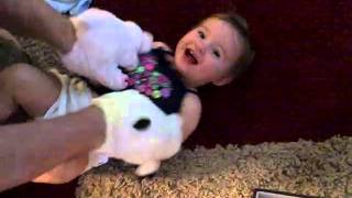 Kate Being Tickled By Puppets