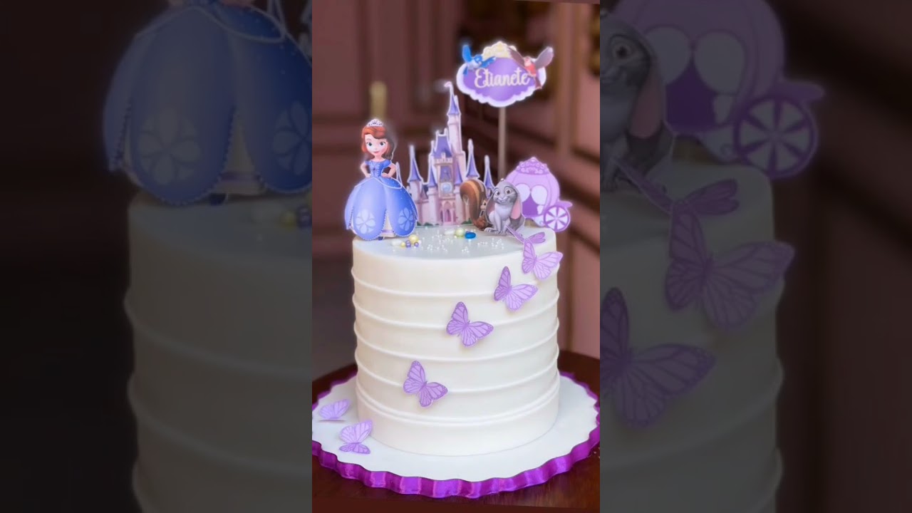 SOFIA THE FIRST THEME CAKE DESIGN IDEAS