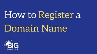 How to Register a Domain Name or Check Domain Availability | BigHost.Link