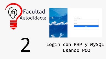 Sistema de login y registro con PHP, MySQL y Bootstrap 5 con POO y password hash | Cap 2
