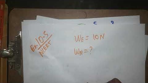 example 10.5 Physics class 9