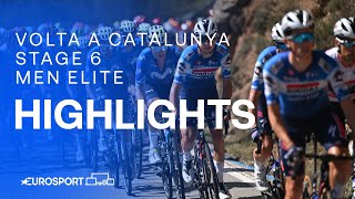 DOMINANT CYCLING! 🤩 | Stage 6 Highlights Volta a Catalunya 2024 | Eurosport Cycling