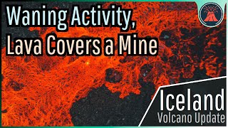 Фото Iceland Volcano Eruption Update; Waning Activity, Lava Completely Covers A Mine