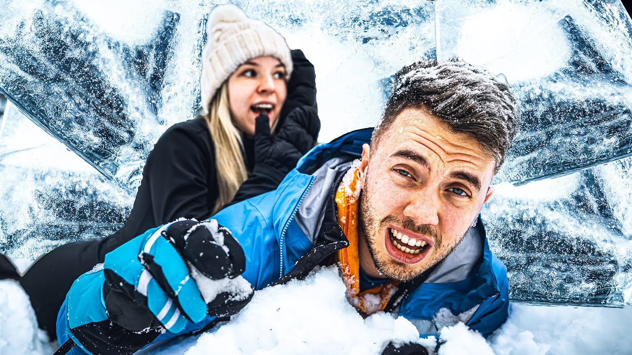 Egy hétig a -30°C FOKBAN éltünk a barátnőmmel!