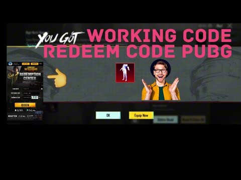 NEW REDEEM CODE PUBG  WORKING AND WITH PROOF  TODAY 2024