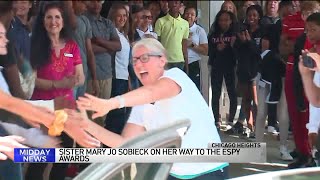Sister Mary Jo heads for LA and the ESPY Awards