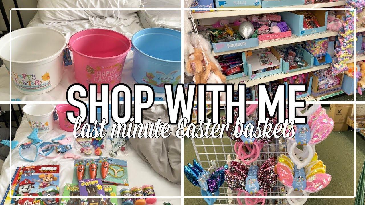 2021 EASTER BASKET IDEAS | LAST MINUTE EASTER BASKETS | DOLLAR TREE SHOP WITH ME