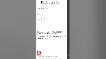 Rational Number || Division of rational Numbers