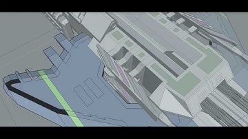 Google Sketchup Spaceship Modeling - TFS - HB-0715 - SIKOPIO Class Heavy Bomber/Gunboat