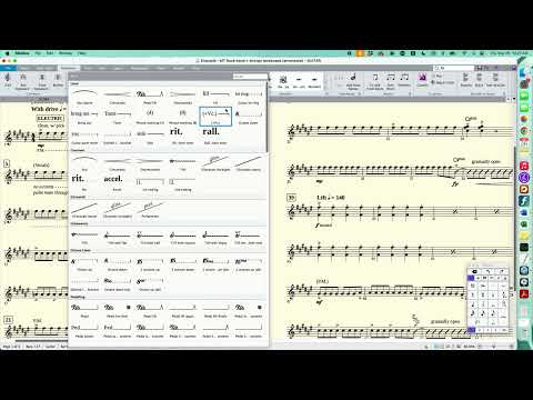 Scoring Express for Sibelius: Phrase markings