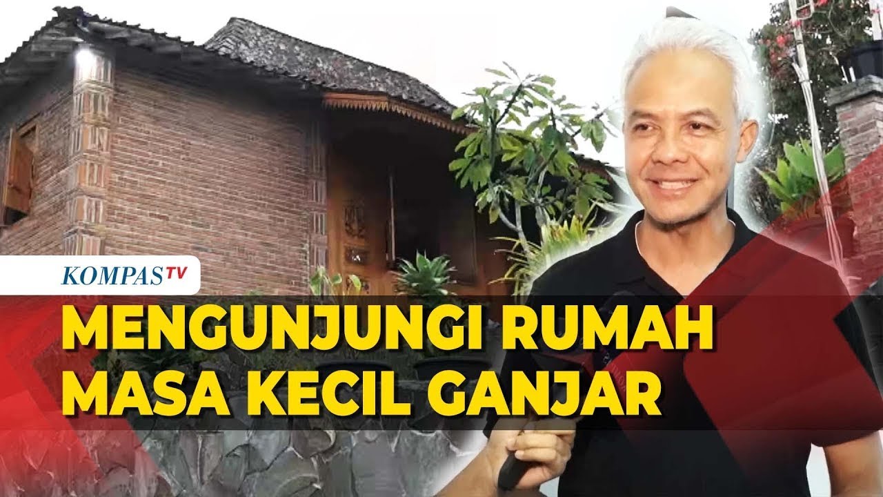 Momen Capres Ganjar Pranowo Mengunjungi Rumah Masa Kecil di Karanganyar
