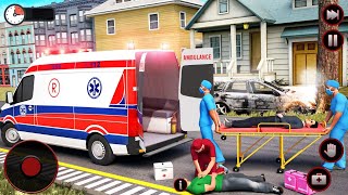 Ambulance City Rescue Simulator 3D Game - 911 US Emergency Ambulance - Android Gameplay screenshot 4