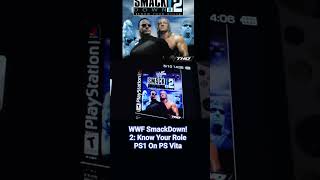 WWF SmackDown! 2: Know Your Role PS1 On PS Vita #playstation #playstationone #playstation1