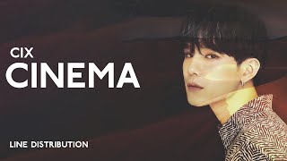 (CORRECT) CIX - Cinema | Line Distribution