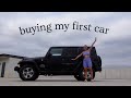 learning how to do things we should've been taught in school: buy my first car with me! + car tour