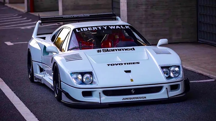 Liberty Walk Ferrari F40 Revealed With Chopped-Up Fenders And Disdain For Tradition!!!