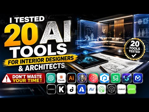 I Tested 20 AI Tools for Interior Designers & Architects (Don't Waste Your Time!)