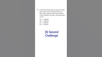 SAT Prep Advanced Math 5-1Linear & Exponential Functions Q20 #satexam #maths #satmath #problemanaly