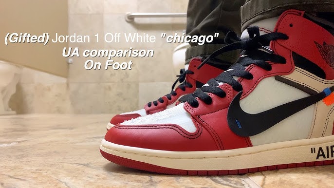 How To Spot Real Vs Fake Off White Jordan 1 Chicago – LegitGrails