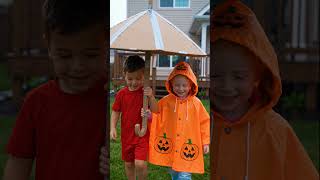 He Gave Her His Raincoat, She Made Him This! π§οΈβ€οΈ #SiblingLove #Kindness