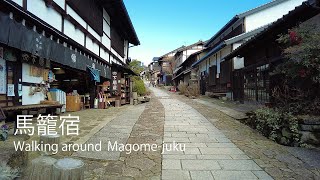 Walking around Magome-juku by kazephoto _ 4 K 癒しの自然風景 3,010 views 2 months ago 29 minutes