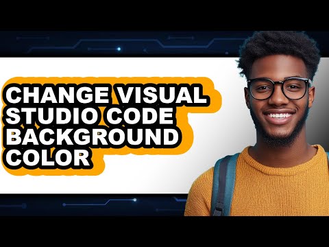 How to Change Visual Studio Code Background Color (easy Method)