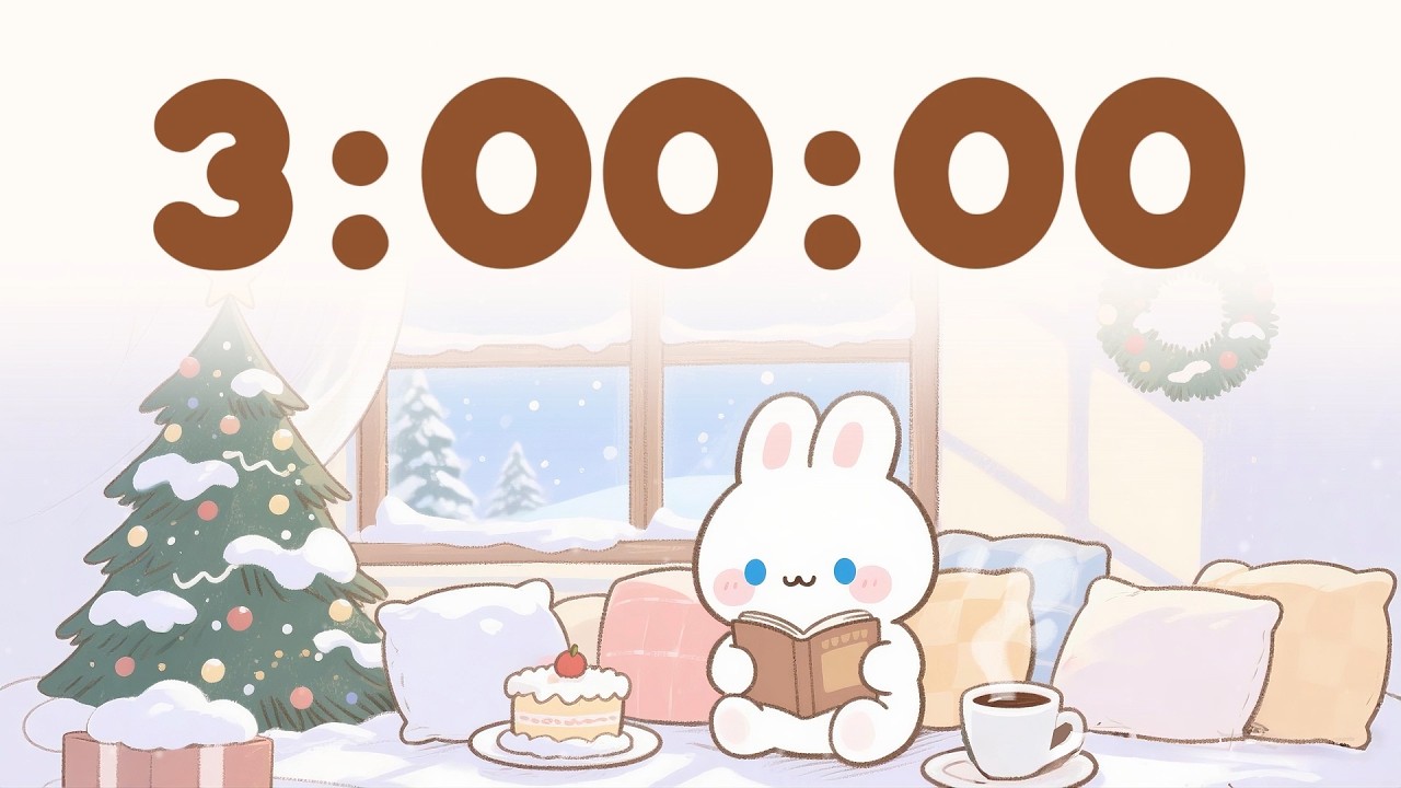 180 minute timer Chill in the Winter 🎵 | 3 Hour Timer with Music for ...