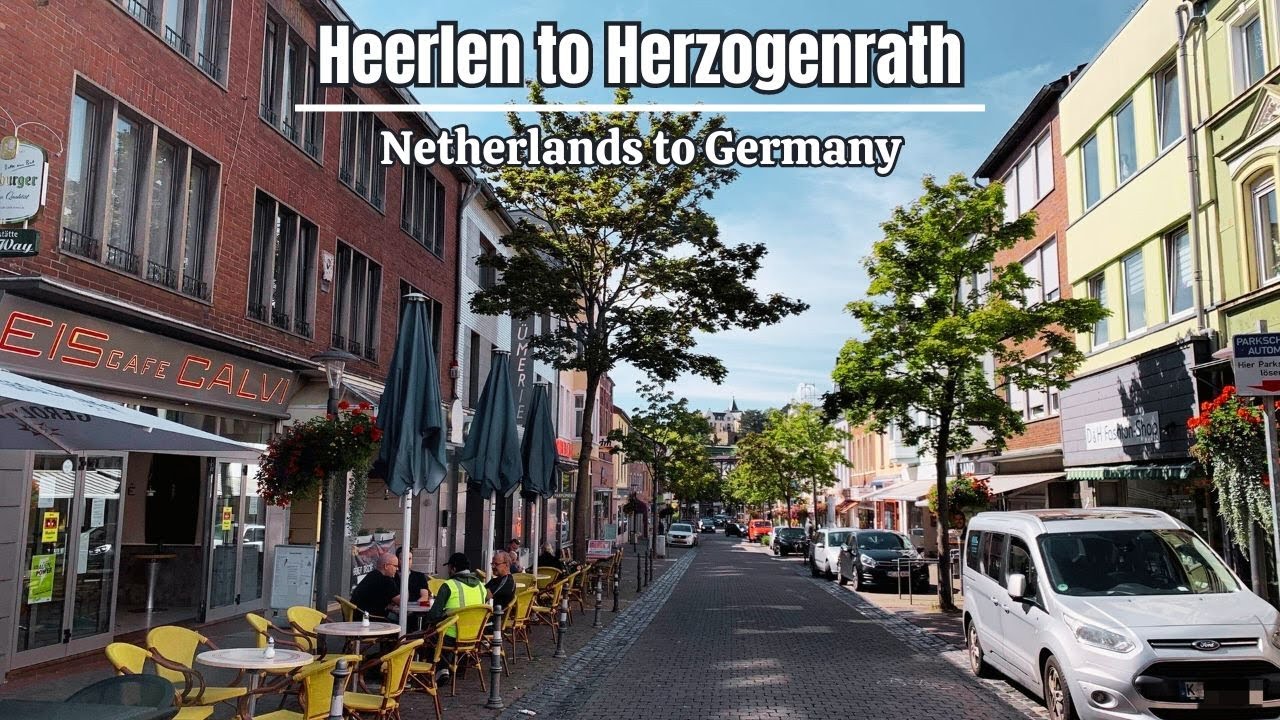 E-Bike Travel: Heerlen The Netherlands to Herzogenrath Germany | Germany Tour 2024