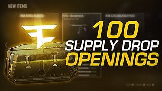 100 SUPPLY DROP OPENING with FaZe Kay!