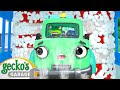 Sudsy Car Wash Catastrophe | Gecko&#39;s Garage | Cartoons For Kids | Toddler Fun Learning