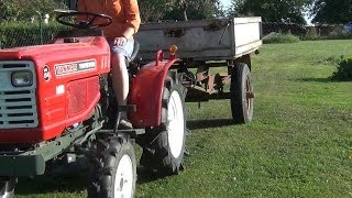 Kleintraktor Yanmar mit Hängerkupplung [HD] / tractor with trailer tow hitch