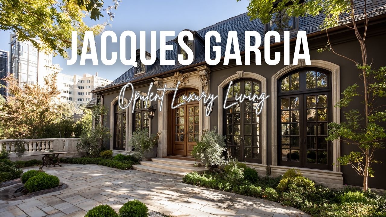 Opulent Luxury Living inspired by Jacques Garcia rich dramatic historic influence