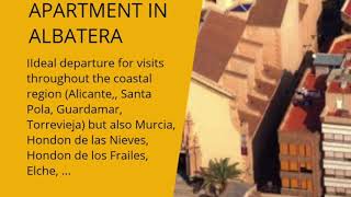 Renovated Apartment For Sale In Albatera